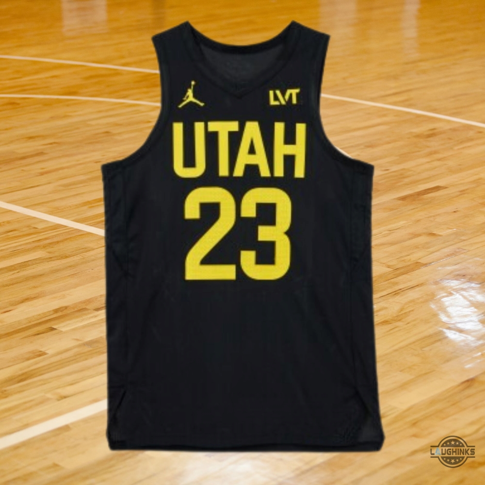 Nike Nba Lauri Markkanen  Utah Jazz 2024 Basketball Jersey Shirt Black Number 23