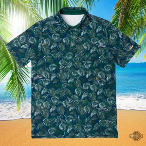 jurassic park clever girl button up shirt funny dinosaurs tropical aloha beach hawaiian shirt and shorts laughinks 1