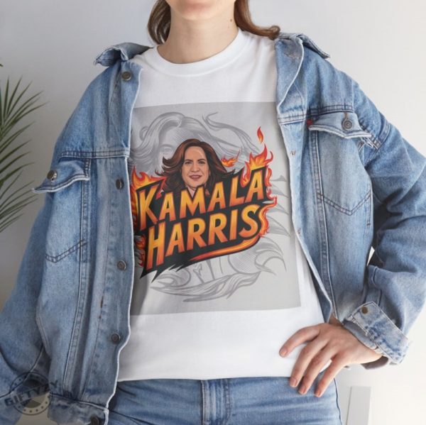 Kamala Harris 2024 Tshirt Support Our First Female President Sweatshirt Political Merchandise Shirt giftyzy 1