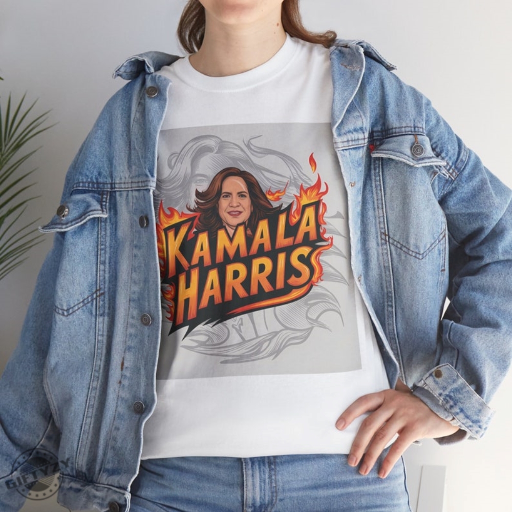 Kamala Harris 2024 Tshirt Support Our First Female President Sweatshirt Political Merchandise Shirt