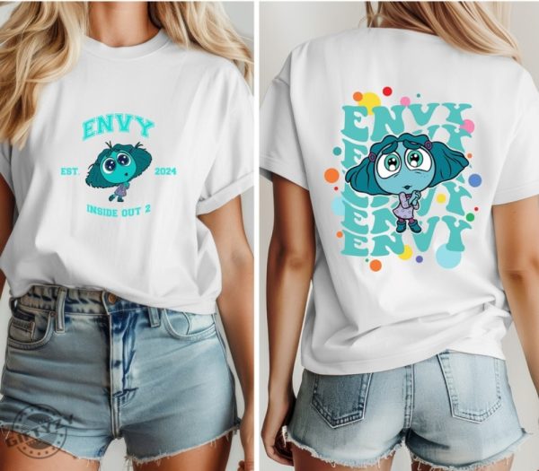 Envy Inside Out Disney Emotions Mental Health Shirt giftyzy 1