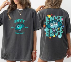 Envy Inside Out Disney Emotions Mental Health Shirt giftyzy 2