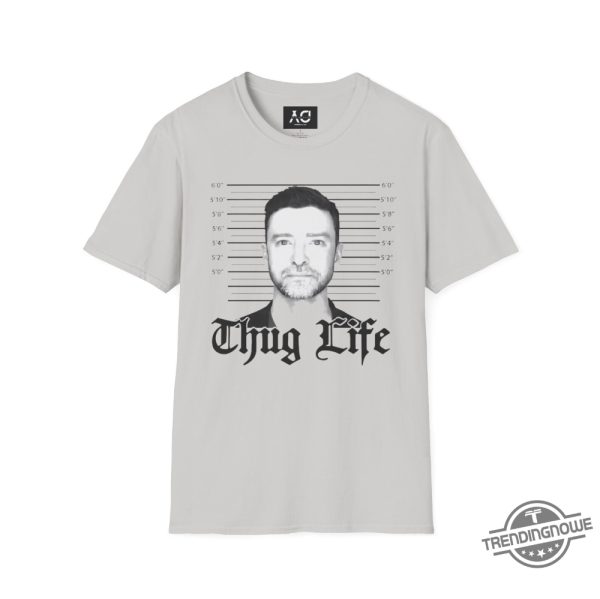 Justin Timberlake Mugshot Shirt Justin Timberlake Thug Life T Shirt trendingnowe 2