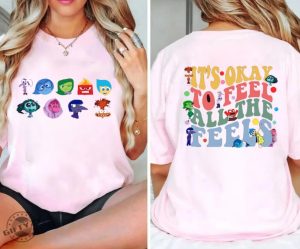 Its Okay To Feel All The Feels Shirt Teacher Bcba Sweatshirt Para Inclusion Tshirt Speech Therapy Hoodie Disney Inside Out Movie Shirt giftyzy 3