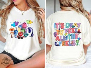 Inside Out Its Okay To Feel All The Feels Shirt giftyzy 2