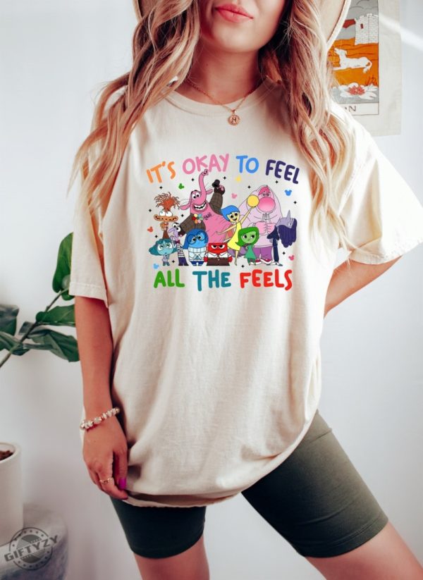 Inside Out Its Okay To Feel All The Feels Inclusion Sweatshirt Speech Therapy Tshirt Bcba Hoodie Para Shirt giftyzy 1