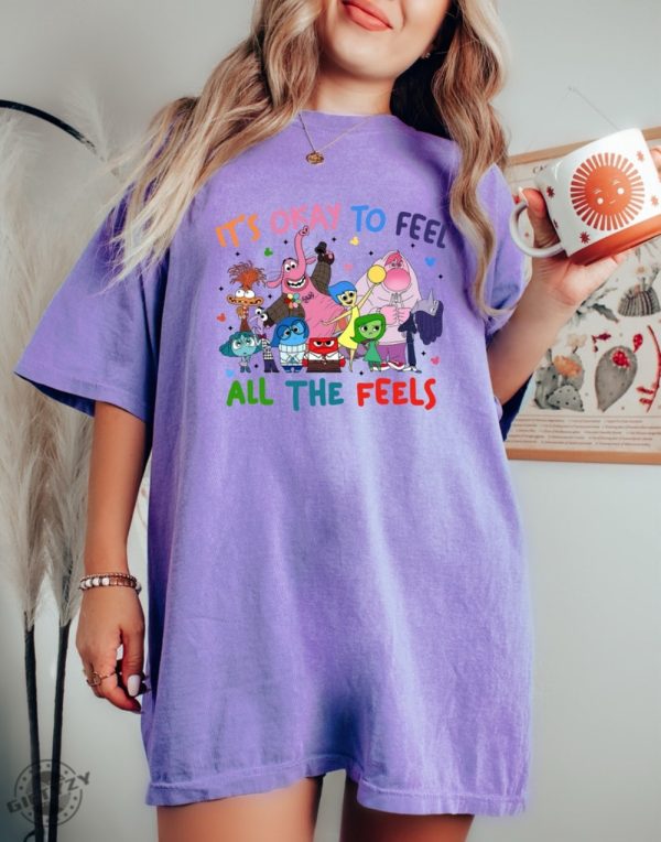 Inside Out Its Okay To Feel All The Feels Inclusion Sweatshirt Speech Therapy Tshirt Bcba Hoodie Para Shirt giftyzy 6