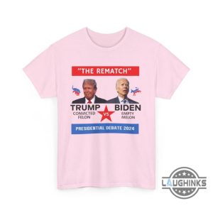 trump and biden debate shirt 2024 convicted felon vs empty melon the rematch funny presidental election t shirt sweatshirt hoodie laughinks 4