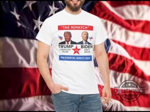 trump and biden debate shirt 2024 convicted felon vs empty melon the rematch funny presidental election t shirt sweatshirt hoodie laughinks 7