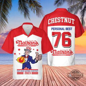 joey chestnut tshirt sweatshirt hoodie personal best 76 2023 nathans hot dog eating contest winner tee shirts laughinks 3