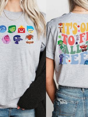 Disney Inside Out Its Okay To Feel All The Feels Shirt Mental Health Shirt Inclusion Shirt Mental Health Matters Sweatshirt revetee 3