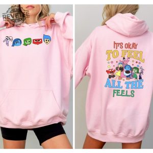 Inside Out Its Okay To Feel All The Feels Sweatshirt Speech Therapy Hoodie Bcba Tee Mental Health Matters Sweatshirt revetee 2