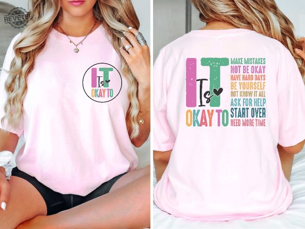 It Is Okay To Sweatshirt Mental Health Sweatshirt Mental Health Awareness Shirt Mental Health Matters Sweatshirt revetee 1