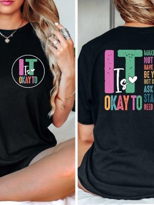 It Is Okay To Sweatshirt Mental Health Sweatshirt Mental Health Awareness Shirt Mental Health Matters Sweatshirt revetee 2