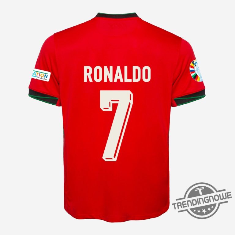 Ronaldo Shirt Portugal Ronaldo 2024 Home Shirt - Trendingnowe