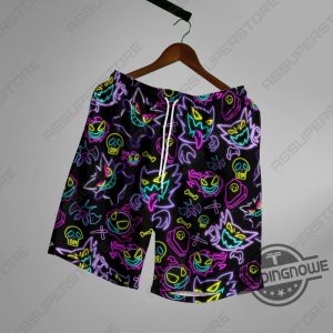 Adorable Gengar Hawaiian Shirt Apparel For Fans Of The Mischievous Ghost Shirt Gift Pokemon Hawaiian Shirt trendingnowe 3