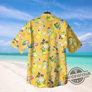 Psyduck Hawaii Shirt Cute Water Type Aloha Shirt Beach Psyduck Shirt Anime Shirt Pokemon Hawaiian Shirt trendingnowe 2