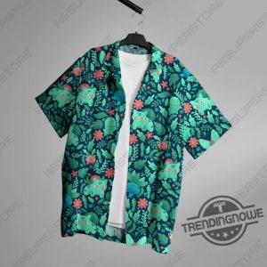 Bulbasaur Oddish Hawaiian Shirt Japanese Anime Hawaii Shirt Gift Pokemon Hawaiian Shirt trendingnowe 2