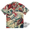 Red Horizon Waves Hawaiian Shirt Lightweight Button Up Shirt trendingnowe 1