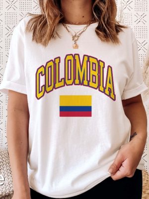 Colombian Flag T Shirt Colombiana Colombia Shirt Colombia Soccer T Shirt Colombia Copa America Shirt Copa America 2024 revetee 2