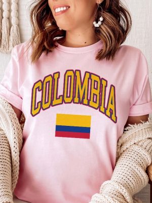 Colombian Flag T Shirt Colombiana Colombia Shirt Colombia Soccer T Shirt Colombia Copa America Shirt Copa America 2024 revetee 3