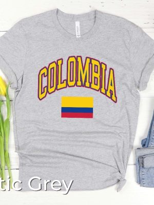 Colombian Flag T Shirt Colombiana Colombia Shirt Colombia Soccer T Shirt Colombia Copa America Shirt Copa America 2024 revetee 5