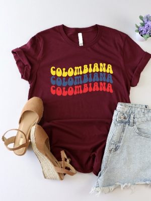 Colombian Girl Shirt Colombia Tshirt Colombia Shirt Colombia Soccer T Shirt Colombia Copa America Shirt Unique revetee 3