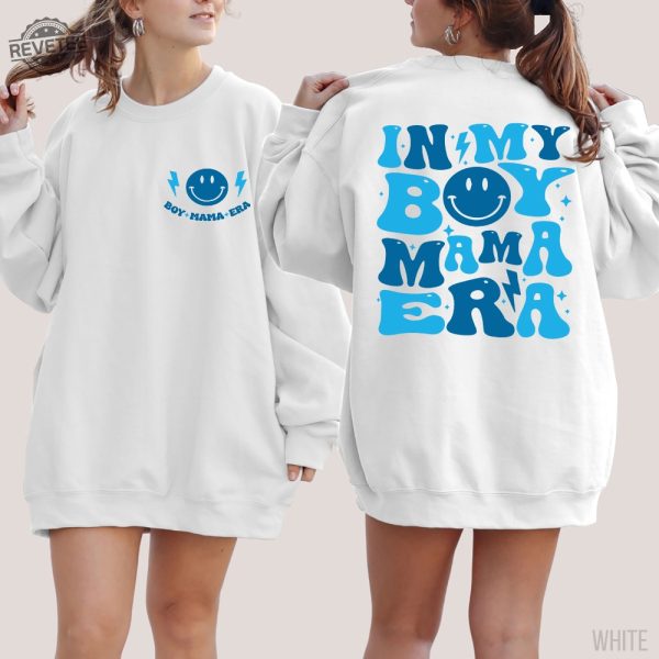 In My Boy Mama Era Sweatshirt Boy Mama Club Sweater Boy Mama Sweatshirt New Mom Gift In My Boy Mom Era Sweatshirt revetee 1