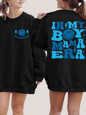 In My Boy Mama Era Sweatshirt Boy Mama Club Sweater Boy Mama Sweatshirt New Mom Gift In My Boy Mom Era Sweatshirt revetee 4