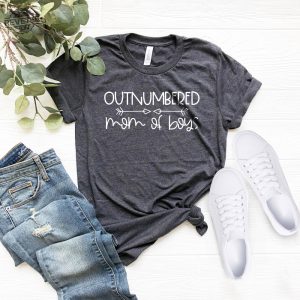 Outnumbered Mom Of Boys T Shirt Funny Boy Mama Shirt Mothers Day Gift Shirt Boy Mom Shirt Ideas Unique revetee 5