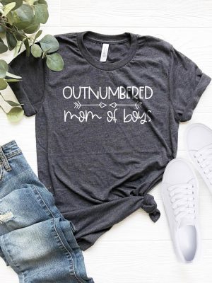 Outnumbered Mom Of Boys T Shirt Funny Boy Mama Shirt Mothers Day Gift Shirt Boy Mom Shirt Ideas Unique revetee 5