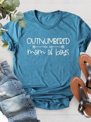 Outnumbered Mom Of Boys T Shirt Funny Boy Mama Shirt Mothers Day Gift Shirt Boy Mom Shirt Ideas Unique revetee 6