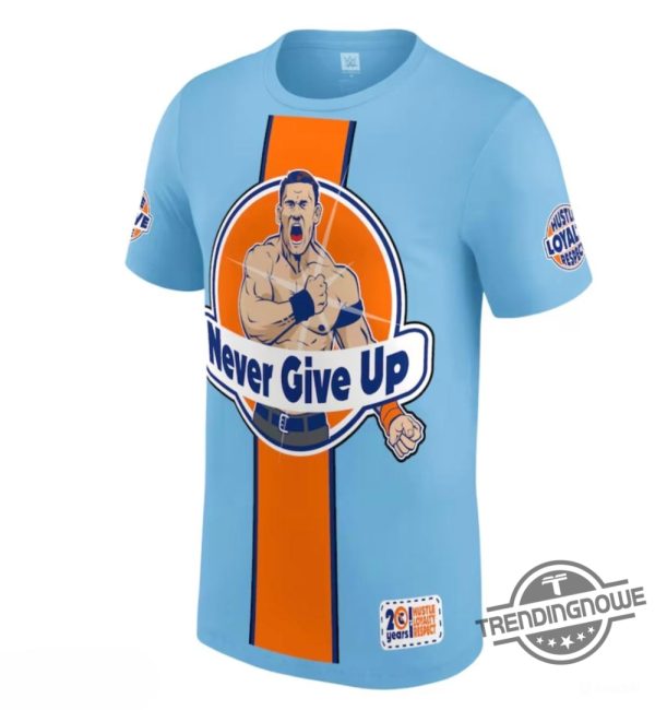 John Cena Shirt John Cena Never Give Up T Shirt John Cena The Last Time Is Now Shirt trendingnowe 1