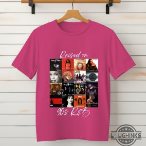 raised on 90s rnb t shirt sweatshirt hoodie vintage album cover collection shirts gift for r and b music lovers laughinks 4