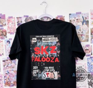 vintage stray kids tshirt sweatshirt hoodie reprinted skz stray kids world domination palooza concert 2024 shirts laughinks 1