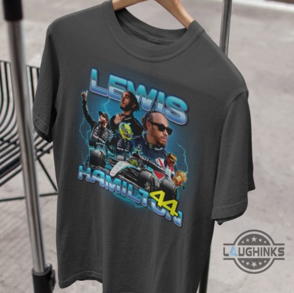 lewis hamilton 44 mercedes f1 tshirt sweatshirt hoodie formula one racer bootleg graphic tee shirt gift for car racing lovers laughinks 2