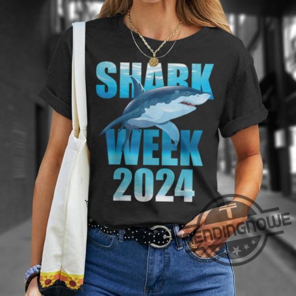 Shark Week 2024 Shirt Shark 2024 Week Passion For Shark Lover Family Scuba Diver T Shirt trendingnowe 1