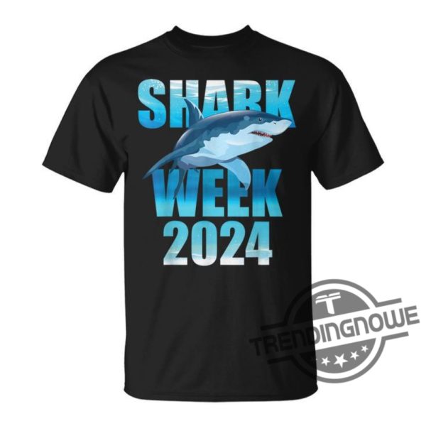 Shark Week 2024 Shirt Shark 2024 Week Passion For Shark Lover Family Scuba Diver T Shirt trendingnowe 3