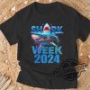 Shark Week 2024 Shirt Shark Fin 2024 Week Passion For Shark Lover Ocean Wildlife Shirt trendingnowe 1