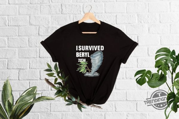 I Survived Beryl 2024 Shirt Support Squad Inspirational T Shirt Beryl 2024 Tee Hurricane 2024 Hurricane Survivor Beryl Shirt trendingnowe 2