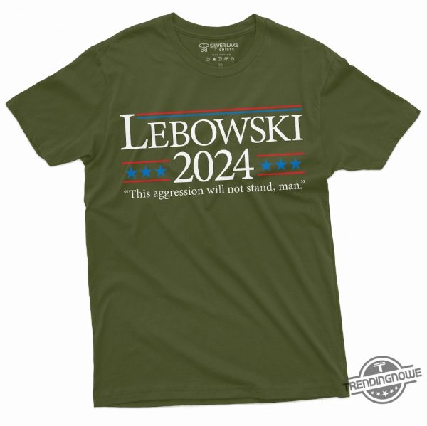 Lebowski 2024 Shirt Funny Lebowski Quote Shirt Usa Politics 2024 Election Shirt Movie Inspired Pop Culture Tee Political Shirts trendingnowe 3