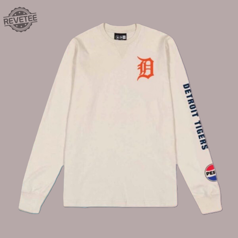 Detroit Tigers Long Sleeve T Shirt Giveaway Detroit Tigers Shirt Detroit Tigers Pepsi Shirt Giveaway Pepsi Baseball Shirt