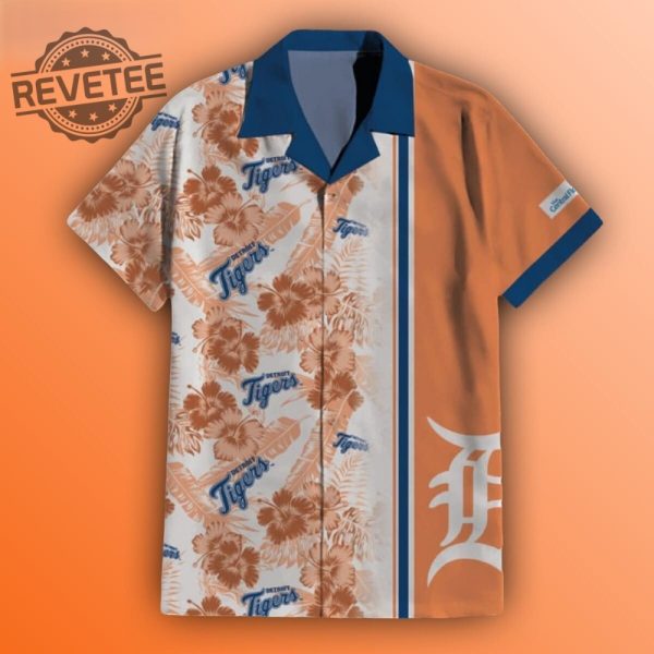 Detroit Tigers Aloha Shirt Giveaway Visit Central Florida Detroit Tigers Aloha Shirt Central Florida Tigers Hawaiian Shirt Giveaway revetee 1