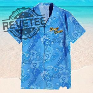 Milwaukee Brewers City Connect Hawaiian Shirt Giveaway Uw Credit Union Milwaukee Brewers Shirt Giveaway revetee 2