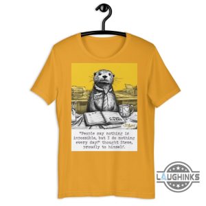 doing nothing t shirt sweatshirt hoodie doing nothing book by steven harrison tee funny otter gift for book reading lovers laughinks 1