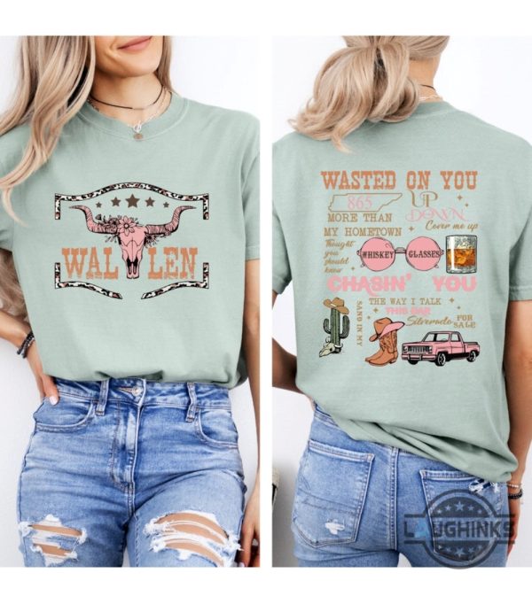 wasted on you morgan wallen tshirt sweatshirt hoodie western rodeo cowgirl tee country music concert shirts laughinks 2