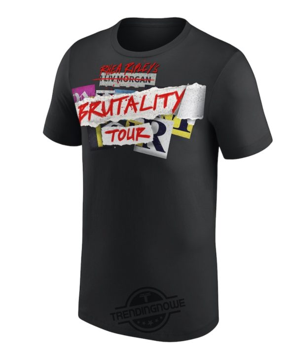 Rhea Ripley Shirt Wwe Rhea Ripley Brutality Tour T Shirt trendingnowe 1