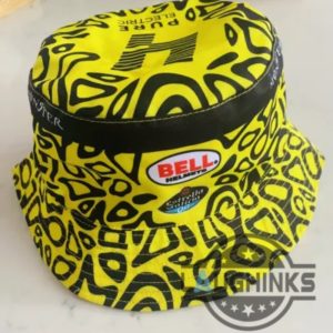 mclaren racing f1 bucket hat lando norris 2024 formula 1 helmet pattern printed hats laughinks 3