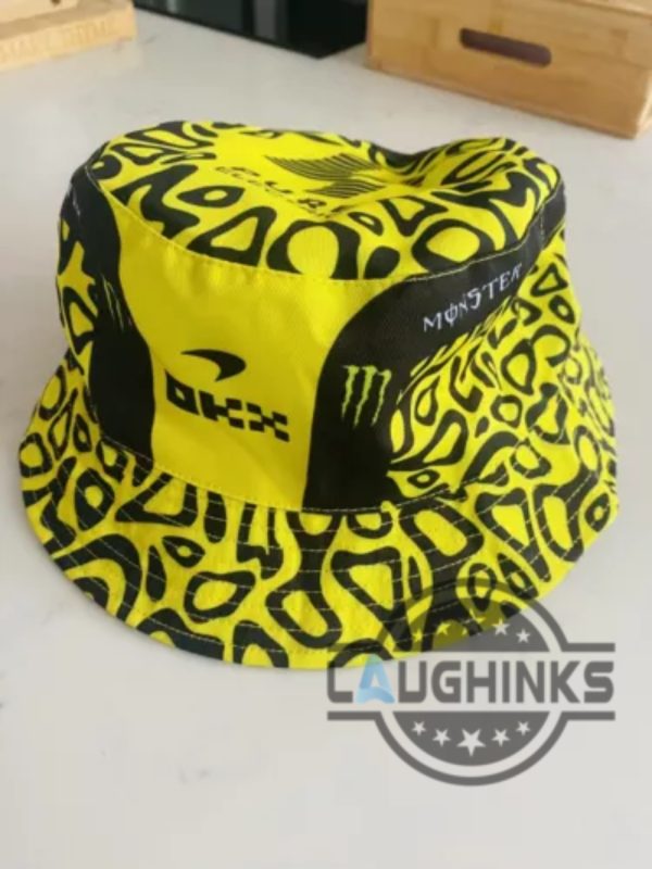 mclaren racing f1 bucket hat lando norris 2024 formula 1 helmet pattern printed hats laughinks 8