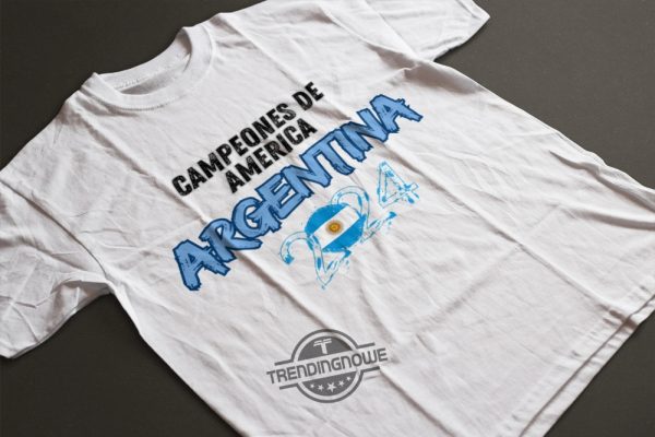 Argentina Copa America Champions Shirt Campeones De America T Shirt South American Championship Shirt Copa America Usa 2024 trendingnowe 4